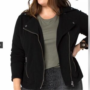 Liverpool Jeans Company Black Moto Jacket